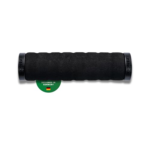 CONTEC Fahrrad-Griff Trail Foam, 129 mm, Stoßabsorbierend, Schaumstoff, Stoßdämpfend, MTB und Radsport, Komfortabler Halt, Sportlich, Schwarz, Paar CONTEC Fahrrad-Griff Trail Foam, 129 mm, Stoßabsorbierend, Schaumstoff, Stoßdämpfend, MTB und Radsport, Komfortabler Halt, Sportlich, Schwarz, Paar von CONTEC
