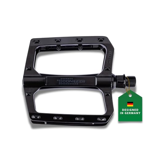 CONTEC Fahrrad-Pedale A-Grind, MTB Pedale für Fahrrad, Mountainbike Zubehör, Aluminium Fahrradpedale, Fahrradpedale Set, E-Bike Zubehör, Paar, schwarz CONTEC Fahrrad-Pedale A-Grind, MTB Pedale für Fahrrad, Mountainbike Zubehör, Aluminium Fahrradpedale, Fahrradpedale Set, E-Bike Zubehör, Paar, schwarz von CONTEC