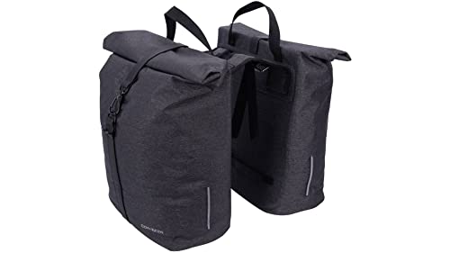 Contec City Shopper Doppelte Fahrradtasche (Graufarbig) von CONTEC