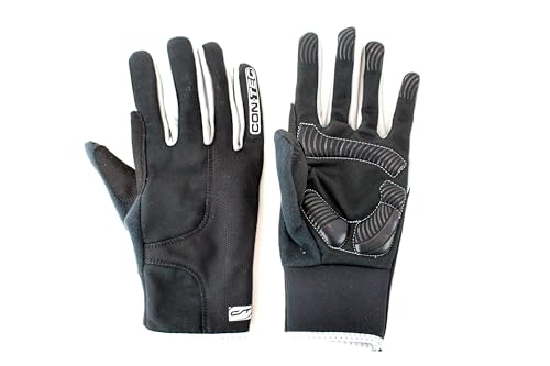Contec Fahrrad Handschuhe - Bleak Touch - Schwarz, Grau, Touchscreen fähig, Silikondruck für Guten Grip, Innenhandpolsterung, Frotteedaumen, E-Bike, S, M, L, XL, XXL, Größe:XL Contec Fahrrad Handschuhe - Bleak Touch - Schwarz, Grau, Touchscreen fähig, Silikondruck für Guten Grip, Innenhandpolsterung, Frotteedaumen, E-Bike, S, M, L, XL, XXL, Größe:XL von CONTEC