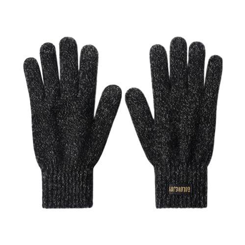 Winterhandschuhe, Touchscreen-Handschuhe, doppellagig, kaltes Wetter, weiche und gemütliche Fahrradhandschuhe, Outdoor-Aktivitäten, Winterhandschuhe zum Reiten, Skifahren, Bergsteigen, Rucksackreisen, von COOBAA