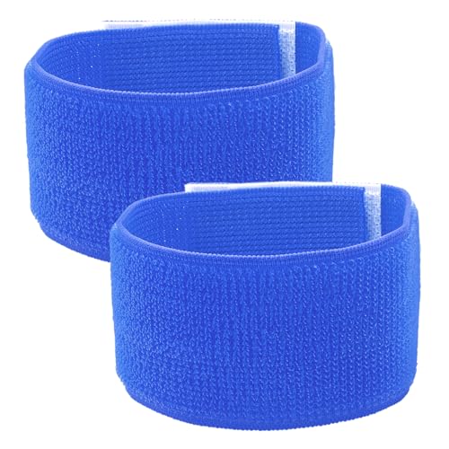 COOLHIYA 2st Selbstklebender Knöchelriemen Fußbänder Yoga-ausrüstung Fußschlaufen Fitnessversorgung Yoga-trainingsbänder Fitness-trainingsbänder Fitness-accessoire Polyester Blue von COOLHIYA