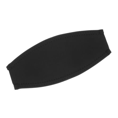 COOLHIYA Neopren Schutzband Für Tauchmasken Anti Rutsch Haarschutz Komfortabel Einstellbar Ideal Für Schnorcheln Und Tauchen Schwarz 1 Stück von COOLHIYA