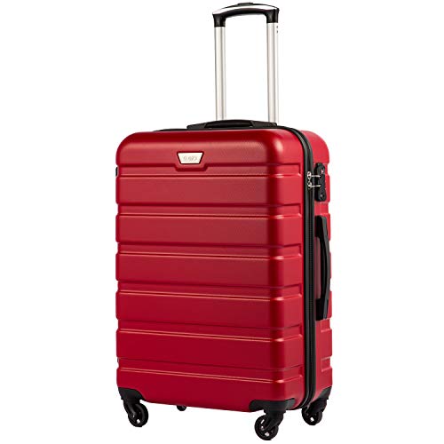 COOLIFE Hartschalen-Koffer Trolley Rollkoffer Reisekoffer ardschale Boardcase Handgepäck mit TSA-Schloss und 4 Rollen von COOLIFE