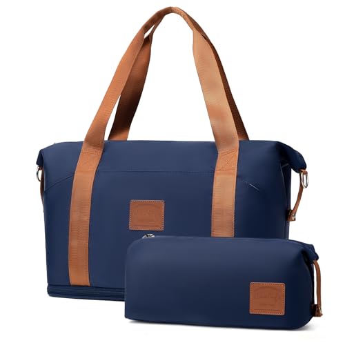COOLIFE Reisetasche Damen Sporttasche 40x20x25 Ryanair Handgepäck Tasche Weekender Bag Schwimmtasche Wasserdicht Travel Bag Duffle Bag Trainingstasche Frauen für Gym COOLIFE Reisetasche Damen Sporttasche 40x20x25 Ryanair Handgepäck Tasche Weekender Bag Schwimmtasche Wasserdicht Travel Bag Duffle Bag Trainingstasche Frauen für Gym von COOLIFE