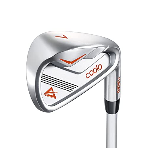 COOLO Graphit-Golf-Eisen für langsamere Swinger, Anfänger/hohe Handicap/Senioren/Damen, einzelne leichte Eisen, reduzierte Belastung für Ellbogen und Handgelenke, Rechts- und Linkshänder (Herren, 4#, COOLO Graphit-Golf-Eisen für langsamere Swinger, Anfänger/hohe Handicap/Senioren/Damen, einzelne leichte Eisen, reduzierte Belastung für Ellbogen und Handgelenke, Rechts- und Linkshänder (Herren, 4#, von COOLO