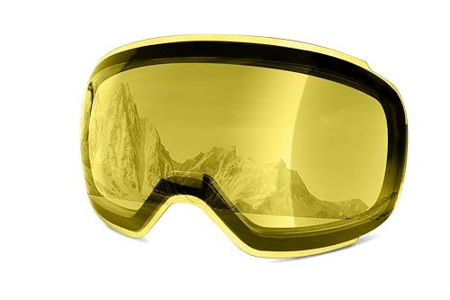 COOLOO Skibrille Herren Damen Jugendliche - Magnetischer OTG Rahmenloser Anti-Beschlag-Schutz mit 100% UV-Schutz COOLOO Skibrille Herren Damen Jugendliche - Magnetischer OTG Rahmenloser Anti-Beschlag-Schutz mit 100% UV-Schutz von COOLOO