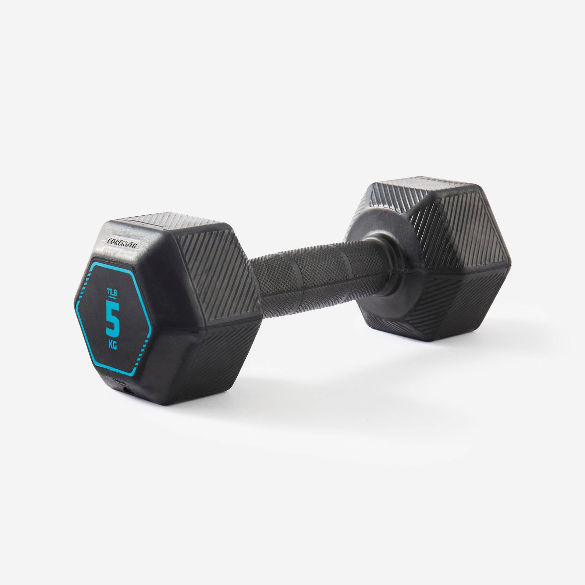 Hantel 5 kg Crosstraining Krafttraining - Hex Dumbbell schwarz Hantel 5 kg Crosstraining Krafttraining - Hex Dumbbell schwarz von CORENGTH