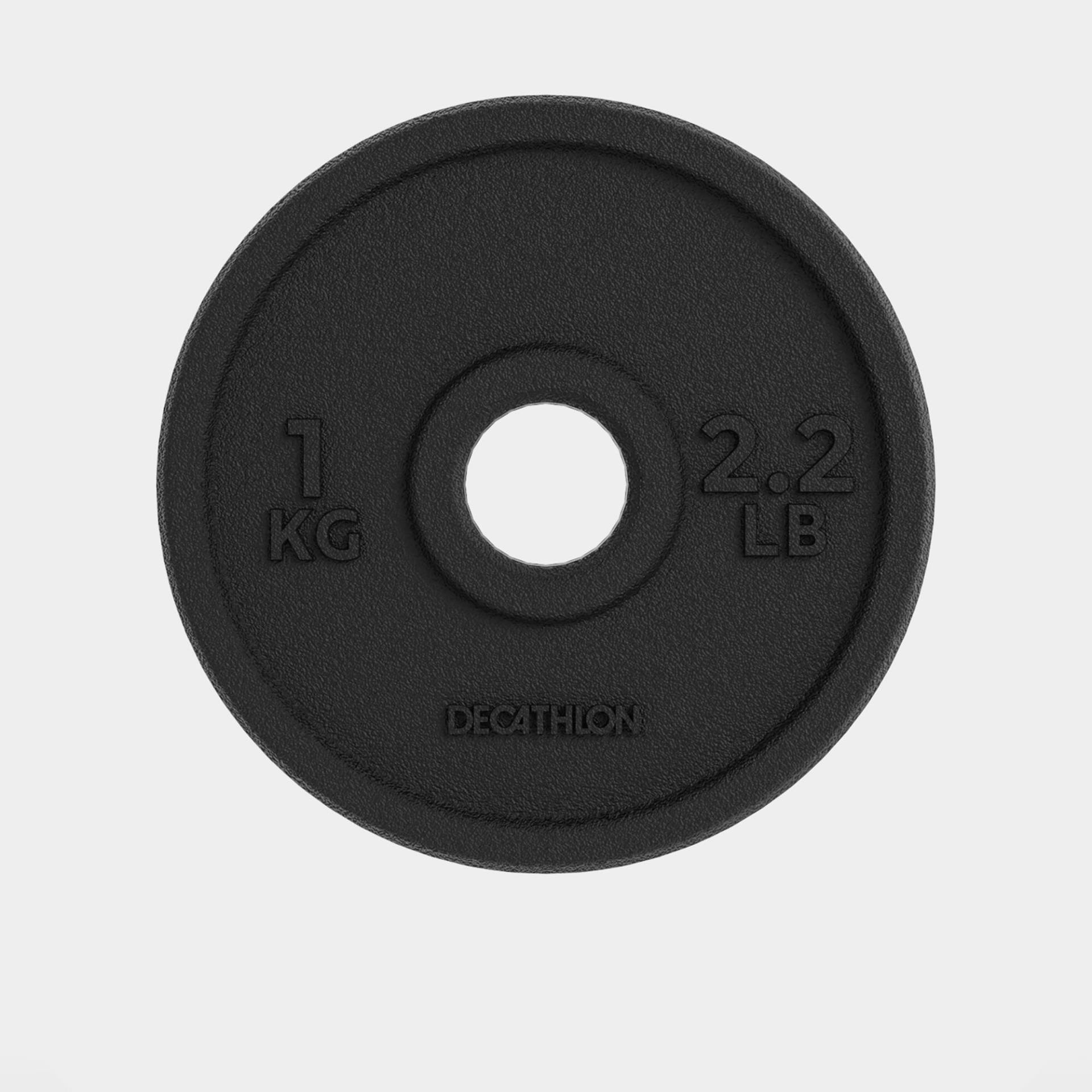 Hantelscheibe 28 mm Gusseisen 1 kg Hantelscheibe 28 mm Gusseisen 1 kg von CORENGTH