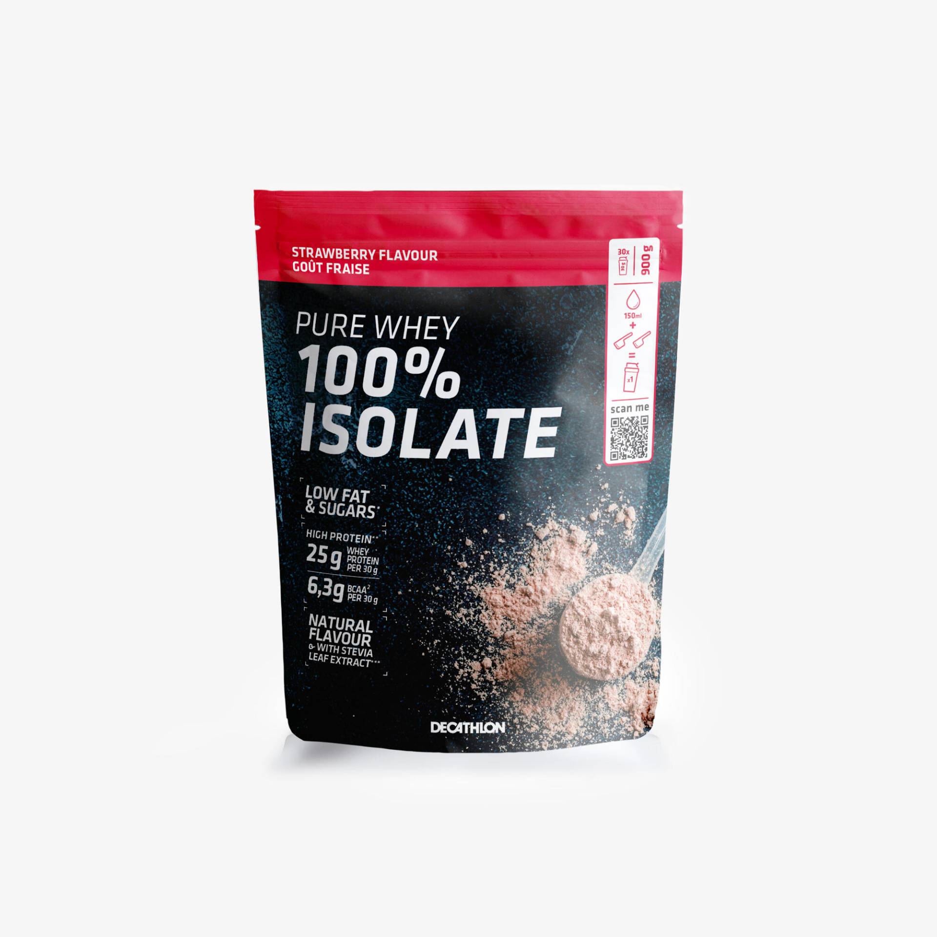 Proteinpulver Pure Whey 100 % Isolat Erdbeere 900 g Proteinpulver Pure Whey 100 % Isolat Erdbeere 900 g von CORENGTH