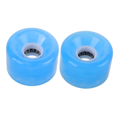 CORHAD 2St Skateboard-Räder Skatetrucks Radwechsel geführte Skateboardräder Skateboard-Zubehör Verbessertes Skateboard-Erlebnis Lange Skateboardräder Rad zum Austauschen Pu Sky-Blue von CORHAD