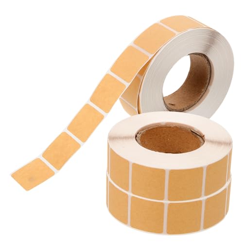 CORHAD 3 Rollen Aufkleber Zur Reparatur Von Zieltafeln Zielreparaturpaster Zielaufkleber Für Das Spiel Selbstklebende Zielpasten Quadratische Etiketten Paster Für Light Brown Kraftpapier von CORHAD