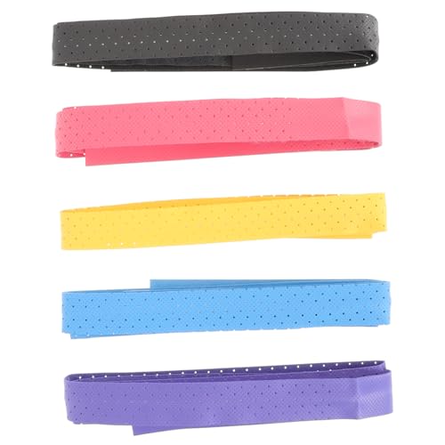 CORHAD 5St Schläger-Schweißband weiches Schläger-Overgrip Tennisgriffe Griptape für Schläger Tennisschläger Tennis zubehör Tennis Accessories Wickelband behandeln Badminton-Schweißband Pu von CORHAD