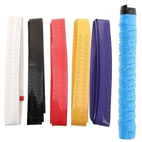 CORHAD 6 STK Schweißband Für Tennisschläger Griptape Für Tennisschläger Badmintonschlägergriff Badminton-Federball Tennis-Griptape Rutschfester Tennisschlägergriff Griptape Für Griffe Pu von CORHAD