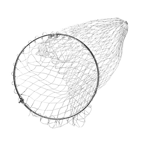 CORHAD Faltbares Fischernetz Zusammenklappbare Kescher Kescherersatz Für Kescher Zum Fliegenfischen Fischernetze Zum Angeln Ausziehbarer Kescher Paare Angelhaken Fangnetz Rostfreier Stahl von CORHAD