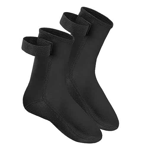 CORHAD wasserdichte Neopren Socken Für änner Warmhaltende Tauch Und Schwimmsocken Mit Rutschfester Sohle Ideal Für Den Winter XS 35 37 von CORHAD