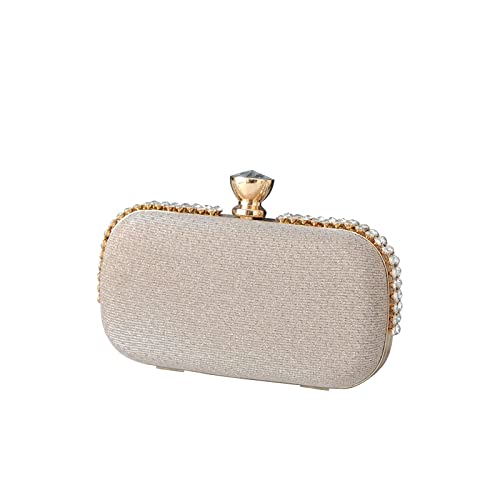 CORIOS Abendtasche Damen Strass Clutch Tasche Shiny Diamant Handtasche Klein Tasche Elegante Handtasche Schultertasche Umhängetasche Hochzeit Abschlussball Party Brauttasche Champagner CORIOS Abendtasche Damen Strass Clutch Tasche Shiny Diamant Handtasche Klein Tasche Elegante Handtasche Schultertasche Umhängetasche Hochzeit Abschlussball Party Brauttasche Champagner von CORIOS
