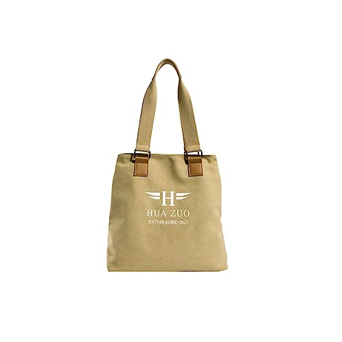 CORIOS Canvas Handtasche Damen Schultertasche Casual Henkeltaschen Große Kapazität Tragetasche Multifunktionale Tote Beutel Henkeltasche für Arbeit Shopper Reise Khaki CORIOS Canvas Handtasche Damen Schultertasche Casual Henkeltaschen Große Kapazität Tragetasche Multifunktionale Tote Beutel Henkeltasche für Arbeit Shopper Reise Khaki von CORIOS