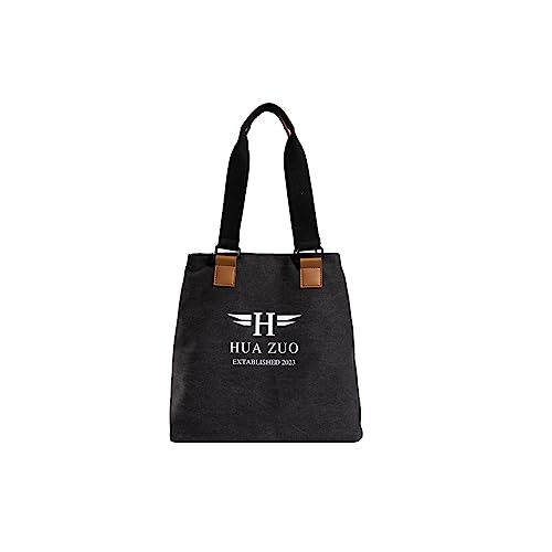 CORIOS Canvas Handtasche Damen Schultertasche Casual Henkeltaschen Große Kapazität Tragetasche Multifunktionale Tote Beutel Henkeltasche für Arbeit Shopper Reise Schwarz CORIOS Canvas Handtasche Damen Schultertasche Casual Henkeltaschen Große Kapazität Tragetasche Multifunktionale Tote Beutel Henkeltasche für Arbeit Shopper Reise Schwarz von CORIOS