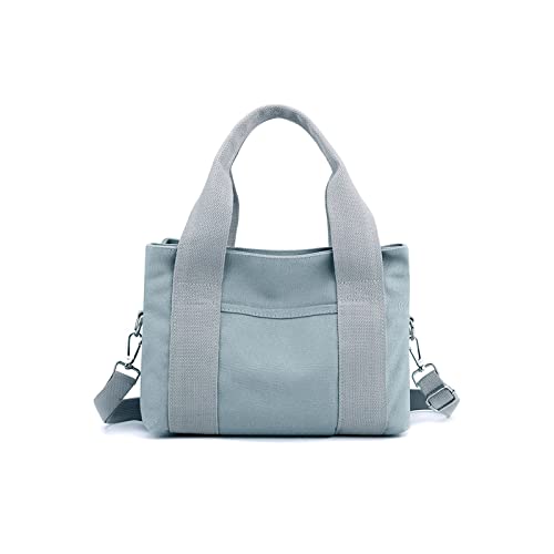 CORIOS Canvas Schultertasche Damen Handtasche Casual Umhängetasche Mittlere Kapazität Henkeltaschen Multifunktionale Tote Beutel Mode Arbeit Shopper Reise Alltag Tragetasche Blau CORIOS Canvas Schultertasche Damen Handtasche Casual Umhängetasche Mittlere Kapazität Henkeltaschen Multifunktionale Tote Beutel Mode Arbeit Shopper Reise Alltag Tragetasche Blau von CORIOS