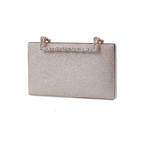 CORIOS Clutch Damen Glitzer Abendtasche Funkelnd Schultertasche Hochzeit Brautbörse Handtasche Glänzend Umhängetasche Cocktail Party Abschlussball Tasche für Frauen Champagner Gold CORIOS Clutch Damen Glitzer Abendtasche Funkelnd Schultertasche Hochzeit Brautbörse Handtasche Glänzend Umhängetasche Cocktail Party Abschlussball Tasche für Frauen Champagner Gold von CORIOS