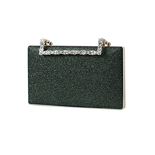 CORIOS Clutch Damen Glitzer Abendtasche Funkelnd Schultertasche Hochzeit Brautbörse Handtasche Glänzend Umhängetasche Cocktail Party Abschlussball Tasche für Frauen Dunkelgrün CORIOS Clutch Damen Glitzer Abendtasche Funkelnd Schultertasche Hochzeit Brautbörse Handtasche Glänzend Umhängetasche Cocktail Party Abschlussball Tasche für Frauen Dunkelgrün von CORIOS