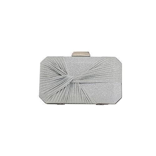 CORIOS Damen Abendtasche Glitzer Clutch Bag Hochzeit Brautbörse Handtasche Funkelnd Kette Schultertasche Elegante Klein Tasche Glänzend Cocktail Party Abschlussball Tasche für Frauen Silber CORIOS Damen Abendtasche Glitzer Clutch Bag Hochzeit Brautbörse Handtasche Funkelnd Kette Schultertasche Elegante Klein Tasche Glänzend Cocktail Party Abschlussball Tasche für Frauen Silber von CORIOS
