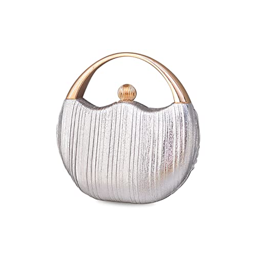 CORIOS Damen Abendtasche Glitzer Henkeltasche Funkelnd Clutch Tasche Hochzeit Brautbörse Schultertasche Glänzend Umhängetasche Cocktail Party Abschlussball Tasche für Frauen Silber CORIOS Damen Abendtasche Glitzer Henkeltasche Funkelnd Clutch Tasche Hochzeit Brautbörse Schultertasche Glänzend Umhängetasche Cocktail Party Abschlussball Tasche für Frauen Silber von CORIOS