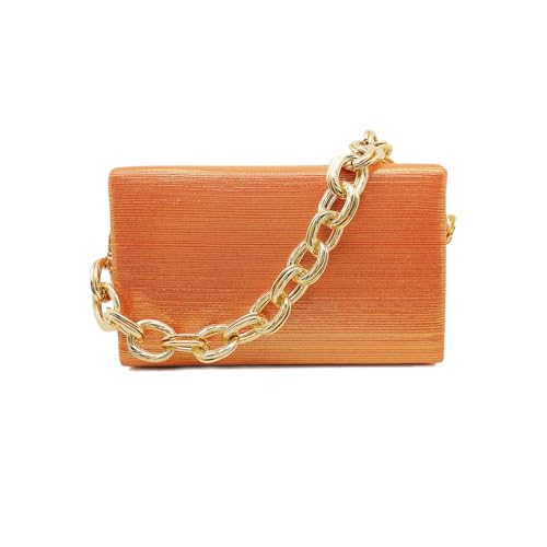 CORIOS Damen Abendtasche Hochzeit Brautbörse Handtasche Glitzer Pailletten Clutch Tasche Elegante Schultertasche Funkelnd Kettentasche Tasche Glänzend Umhängetasche Orange CORIOS Damen Abendtasche Hochzeit Brautbörse Handtasche Glitzer Pailletten Clutch Tasche Elegante Schultertasche Funkelnd Kettentasche Tasche Glänzend Umhängetasche Orange von CORIOS