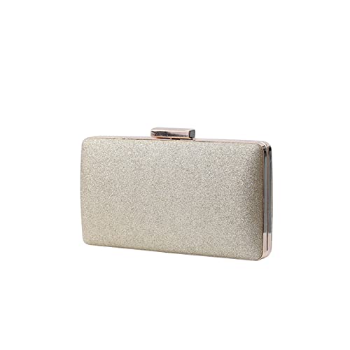 CORIOS Damen Clutch Abendtasche mit Pailletten Clutch Tasche mit Kette Glitter Handtasche Glänzend Schultertasche Modisch Portemonnaie Tasche für Hochzeit Cocktailparty Tanzparty Geburtstag Gold von CORIOS