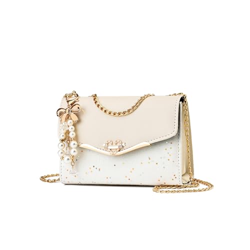 CORIOS Damen Elegant Schultertasche PU Leder Handtasche Pailletten Umhängetasche Mittel Kapazität Henkeltasche Tragetasche Mode Henkeltaschen Tote Beutel Beige CORIOS Damen Elegant Schultertasche PU Leder Handtasche Pailletten Umhängetasche Mittel Kapazität Henkeltasche Tragetasche Mode Henkeltaschen Tote Beutel Beige von CORIOS