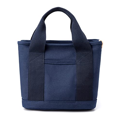 CORIOS Damen Handtasche Canvas Tragetasche Casual Henkeltasche Tote Beutel Multifunktionale Henkeltaschen für Schule Arbeit Reise Shopper Alltag Dunkelblau CORIOS Damen Handtasche Canvas Tragetasche Casual Henkeltasche Tote Beutel Multifunktionale Henkeltaschen für Schule Arbeit Reise Shopper Alltag Dunkelblau von CORIOS