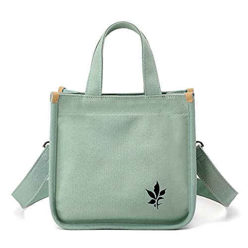CORIOS Damen Handtasche Canvas Umhängetasche Schultertasche Casual Henkeltasche Tragetasche Multifunktionale Henkeltaschen Tote Beutel für Arbeit Schule Shopper Reise Alltag Hellgrün CORIOS Damen Handtasche Canvas Umhängetasche Schultertasche Casual Henkeltasche Tragetasche Multifunktionale Henkeltaschen Tote Beutel für Arbeit Schule Shopper Reise Alltag Hellgrün von CORIOS
