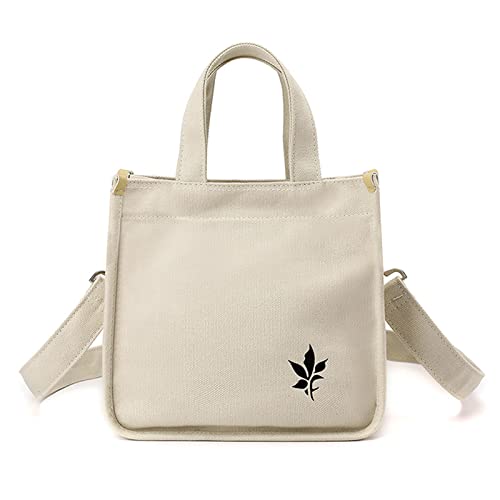 CORIOS Damen Handtasche Canvas Umhängetasche Schultertasche Casual Henkeltasche Tragetasche Multifunktionale Henkeltaschen Tote Beutel für Arbeit Schule Shopper Reise Alltag Weiß CORIOS Damen Handtasche Canvas Umhängetasche Schultertasche Casual Henkeltasche Tragetasche Multifunktionale Henkeltaschen Tote Beutel für Arbeit Schule Shopper Reise Alltag Weiß von CORIOS
