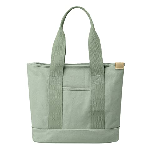 CORIOS Damen Henkeltaschen Canvas Tragetasche Große Kapazität Handtasche Multifunktionale Schultertasche Casual Tote Beutel Henkeltasche für Arbeit Schule Reise Shopper Grün CORIOS Damen Henkeltaschen Canvas Tragetasche Große Kapazität Handtasche Multifunktionale Schultertasche Casual Tote Beutel Henkeltasche für Arbeit Schule Reise Shopper Grün von CORIOS