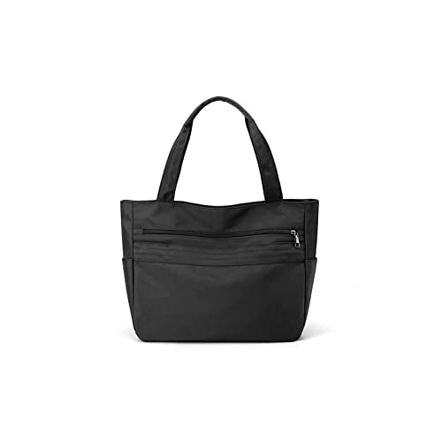 CORIOS Damen Nylon Handtasche Wasserdicht Schultertasche Casual Henkeltasche Multifunktionale Tote Beutel Leicht Tragetasche für Arbeit Einkaufen Alltag Schule Reise Schwarz CORIOS Damen Nylon Handtasche Wasserdicht Schultertasche Casual Henkeltasche Multifunktionale Tote Beutel Leicht Tragetasche für Arbeit Einkaufen Alltag Schule Reise Schwarz von CORIOS