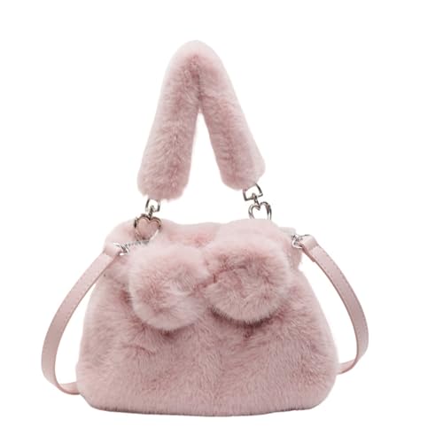 CORIOS Damen Plüsch Schultertasche Niedlich Flauschige Handtasche Flauschige Tasche Klein Henkeltaschen Einkaufstaschen Leichte Tragetasche Umhängetasche Mode Reisen Büro Tote Beutel Rosa CORIOS Damen Plüsch Schultertasche Niedlich Flauschige Handtasche Flauschige Tasche Klein Henkeltaschen Einkaufstaschen Leichte Tragetasche Umhängetasche Mode Reisen Büro Tote Beutel Rosa von CORIOS