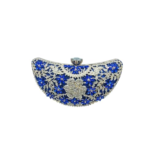 CORIOS Damen Strass Clutch Diamant Abendtasche Glitter Kristall Handtasche Pailletten Hochzeit Brautbörse Klein Tasche Elegant Schultertasche Glänzend Umhängetasche Blau CORIOS Damen Strass Clutch Diamant Abendtasche Glitter Kristall Handtasche Pailletten Hochzeit Brautbörse Klein Tasche Elegant Schultertasche Glänzend Umhängetasche Blau von CORIOS