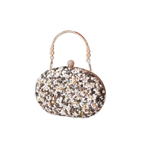 CORIOS Glitzer Pailletten Clutch Tasche Damen Abendtasche Hochzeit Brautbörse Handtasche Funkelnd Schultertasche Elegante Klein Tasche Glänzend Umhängetasche Grau CORIOS Glitzer Pailletten Clutch Tasche Damen Abendtasche Hochzeit Brautbörse Handtasche Funkelnd Schultertasche Elegante Klein Tasche Glänzend Umhängetasche Grau von CORIOS