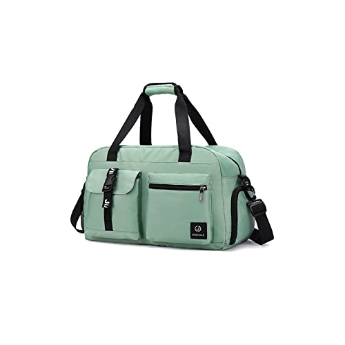 CORIOS Groß Sporttasche für Herren/Damen Reisetaschen Duffle Bag Oxford Schwimmtasche Fitnesstasche Weekender Übernachtung Tasche Kabinenreisetasche Trainingstasche Handgepäck mit Schuhfach Grün von CORIOS