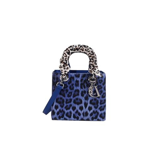 CORIOS Handtasche mit Leopardenmuster Damen PU-Leder Schultertasche Wasserdicht Umhängetaschen Mode Messenger-Tasche Henkeltasche Elegant Tote Beutel Tragetasche Henkeltaschen Blau S CORIOS Handtasche mit Leopardenmuster Damen PU-Leder Schultertasche Wasserdicht Umhängetaschen Mode Messenger-Tasche Henkeltasche Elegant Tote Beutel Tragetasche Henkeltaschen Blau S von CORIOS