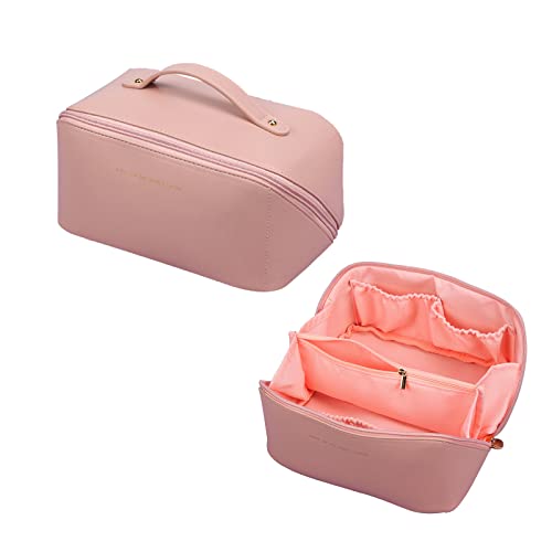 CORIOS Kulturtasche für Frauen Tragbare Kosmetiktasche Wasserabweisende Kulturbeutel Reise Waschbeutel Toilettenartikel Aufbewahrungstasche Damen Waschtasche für Badezimmerzubehör, Makeup Rosa CORIOS Kulturtasche für Frauen Tragbare Kosmetiktasche Wasserabweisende Kulturbeutel Reise Waschbeutel Toilettenartikel Aufbewahrungstasche Damen Waschtasche für Badezimmerzubehör, Makeup Rosa von CORIOS