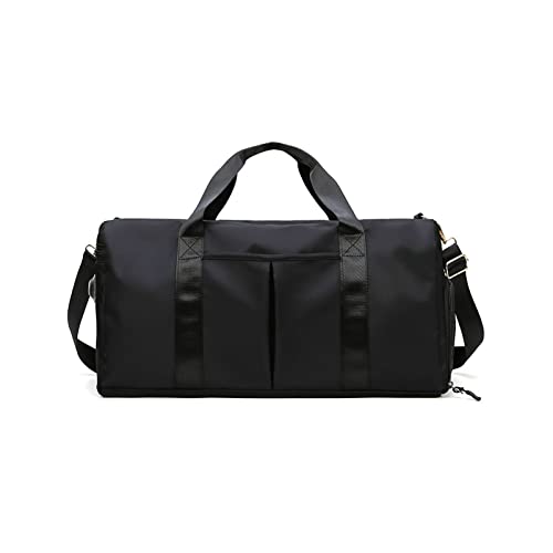CORIOS Nylon Reisetaschen Duffle Bag Sporttasche Fitnesstasche Schwimmtasche für Herren/Damen Faltbare Weekender Übernachtung Tasche Trainingstasche Kabinenreisetasche Handgepäck mit Schuhfach Schwarz CORIOS Nylon Reisetaschen Duffle Bag Sporttasche Fitnesstasche Schwimmtasche für Herren/Damen Faltbare Weekender Übernachtung Tasche Trainingstasche Kabinenreisetasche Handgepäck mit Schuhfach Schwarz von CORIOS