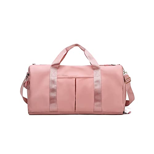CORIOS Nylon Reisetaschen Duffle Bag Sporttasche Fitnesstasche Schwimmtasche für Herren/Damen Faltbare Weekender Übernachtung Tasche Trainingstasche Kabinenreisetasche Handgepäck mit Schuhfach Rosa CORIOS Nylon Reisetaschen Duffle Bag Sporttasche Fitnesstasche Schwimmtasche für Herren/Damen Faltbare Weekender Übernachtung Tasche Trainingstasche Kabinenreisetasche Handgepäck mit Schuhfach Rosa von CORIOS