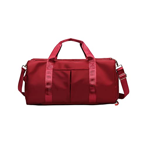 CORIOS Nylon Reisetaschen Duffle Bag Sporttasche Fitnesstasche Schwimmtasche für Herren/Damen Faltbare Weekender Übernachtung Tasche Trainingstasche Kabinenreisetasche Handgepäck mit Schuhfach Rot CORIOS Nylon Reisetaschen Duffle Bag Sporttasche Fitnesstasche Schwimmtasche für Herren/Damen Faltbare Weekender Übernachtung Tasche Trainingstasche Kabinenreisetasche Handgepäck mit Schuhfach Rot von CORIOS