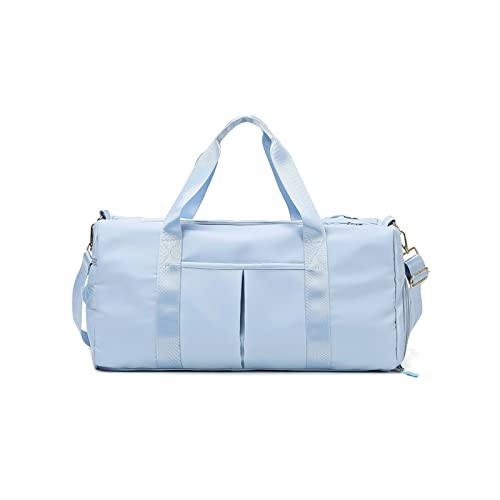 CORIOS Nylon Reisetaschen Duffle Bag Sporttasche Fitnesstasche Schwimmtasche für Herren/Damen Weekender Übernachtung Tasche Trainingstasche Kabinenreisetasche Handgepäck mit Schuhfach Hellblau CORIOS Nylon Reisetaschen Duffle Bag Sporttasche Fitnesstasche Schwimmtasche für Herren/Damen Weekender Übernachtung Tasche Trainingstasche Kabinenreisetasche Handgepäck mit Schuhfach Hellblau von CORIOS