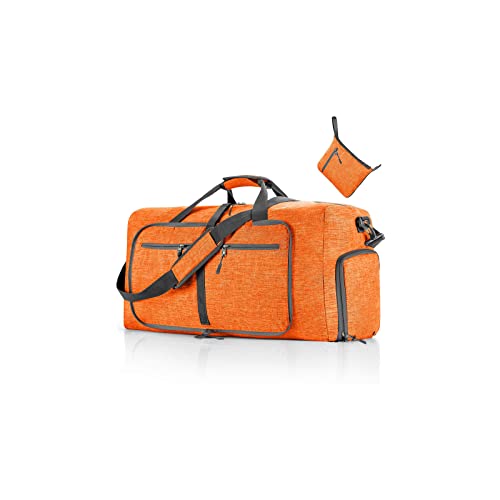 CORIOS Reisetaschen Duffle Bag für Herren/Damen 65L Faltbare Sporttasche Fitnesstasche Schwimmtasche Handgepäck mit Schuhfach Kabinenreisetasche Weekender Übernachtung Tasche Trainingstasche Orange CORIOS Reisetaschen Duffle Bag für Herren/Damen 65L Faltbare Sporttasche Fitnesstasche Schwimmtasche Handgepäck mit Schuhfach Kabinenreisetasche Weekender Übernachtung Tasche Trainingstasche Orange von CORIOS