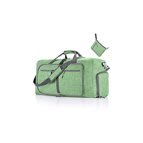 CORIOS Reisetaschen Duffle Bag für Herren/Damen 65L Faltbare Sporttasche Fitnesstasche Schwimmtasche Handgepäck mit Schuhfach Kabinenreisetasche Weekender Übernachtung Tasche Trainingstasche Hellgrün CORIOS Reisetaschen Duffle Bag für Herren/Damen 65L Faltbare Sporttasche Fitnesstasche Schwimmtasche Handgepäck mit Schuhfach Kabinenreisetasche Weekender Übernachtung Tasche Trainingstasche Hellgrün von CORIOS