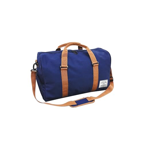 CORIOS Reisetaschen Duffle Bag für Herren/Damen Oxford Sporttasche Weekender Übernachtung Tasche Schwimmtasche Fitnesstasche Groß Kabinenreisetasche Trainingstasche für Sport Fitnessstudio Reisen Blau von CORIOS