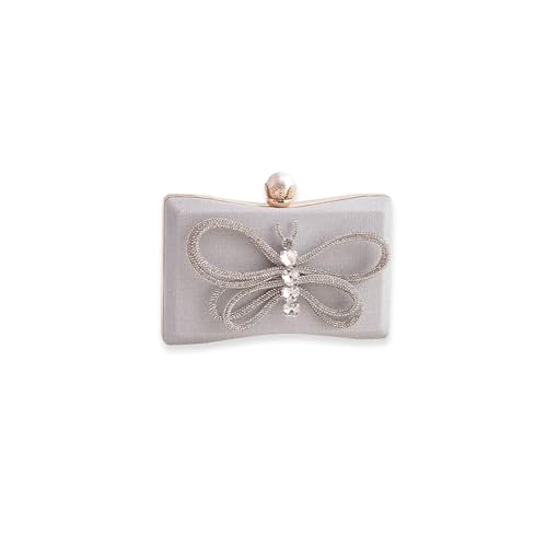 CORIOS Schmetterling Abendtasche für Damen Shiny Strass Clutch Tasche Diamant Clutch Tasche Glitzer Pailletten Klein Tasche Kette Schultertasche Elegante Hochzeit Umhängetasche Weiß CORIOS Schmetterling Abendtasche für Damen Shiny Strass Clutch Tasche Diamant Clutch Tasche Glitzer Pailletten Klein Tasche Kette Schultertasche Elegante Hochzeit Umhängetasche Weiß von CORIOS